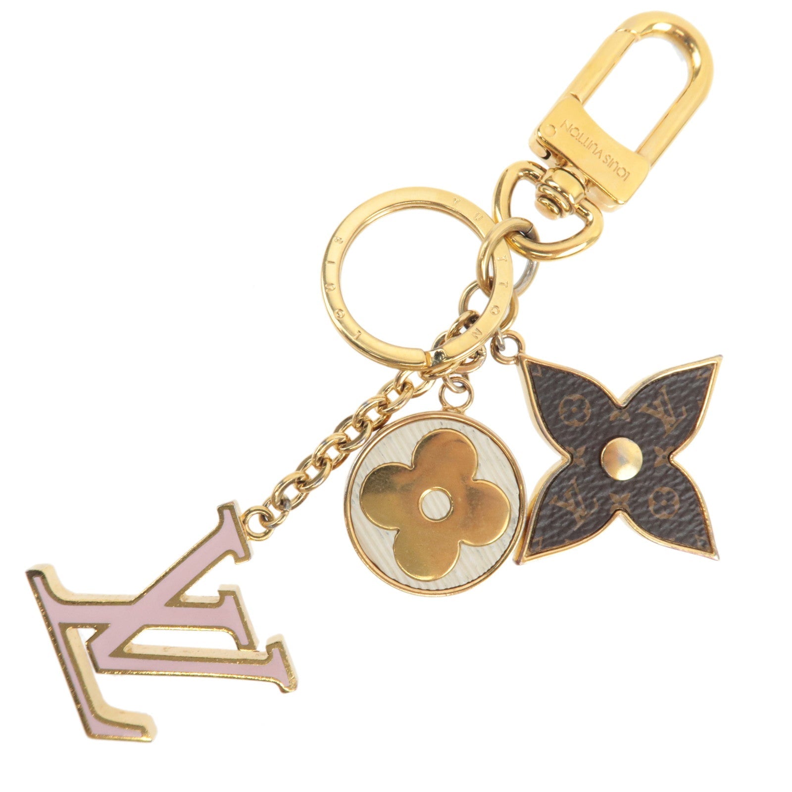 Louis Vuitton Porte Cles Spring Street Bag Charm Metal Gold M69008 AK0291 *Box, Dust bag78696