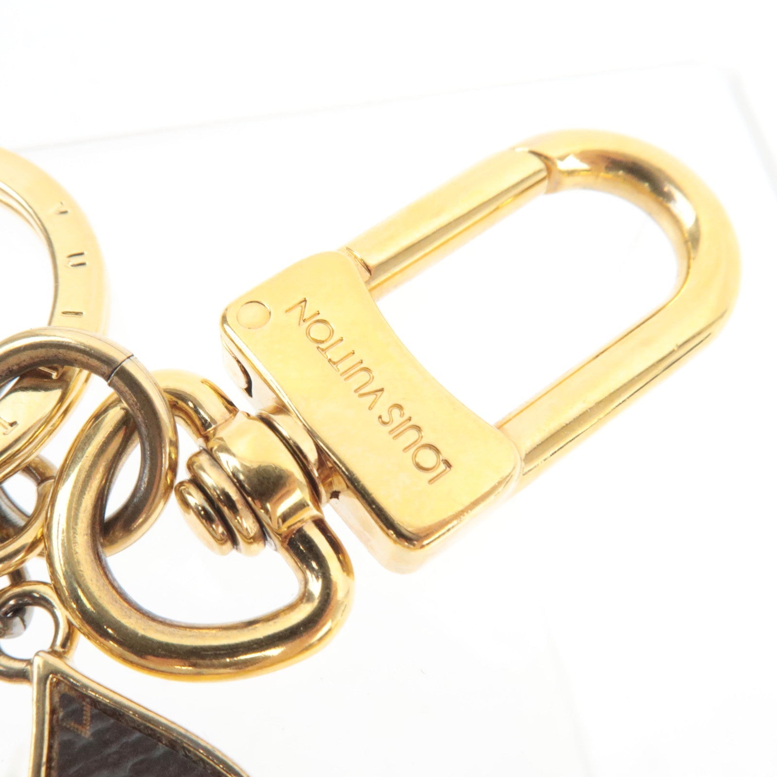 Louis Vuitton Porte Cles Spring Street Bag Charm Metal Gold M69008 AK0291 *Box, Dust bag