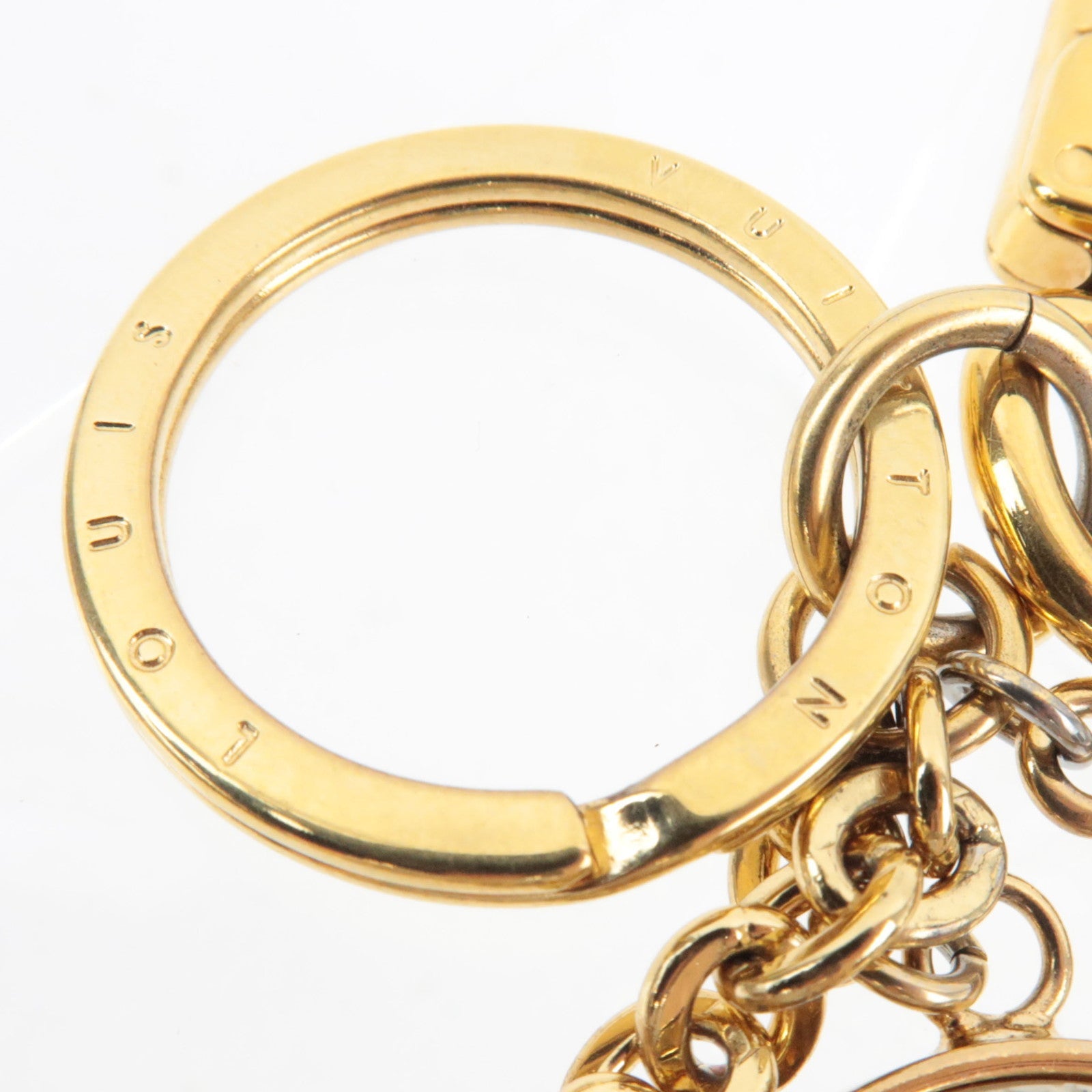 Louis Vuitton Porte Cles Spring Street Bag Charm Metal Gold M69008 AK0291 *Box, Dust bag