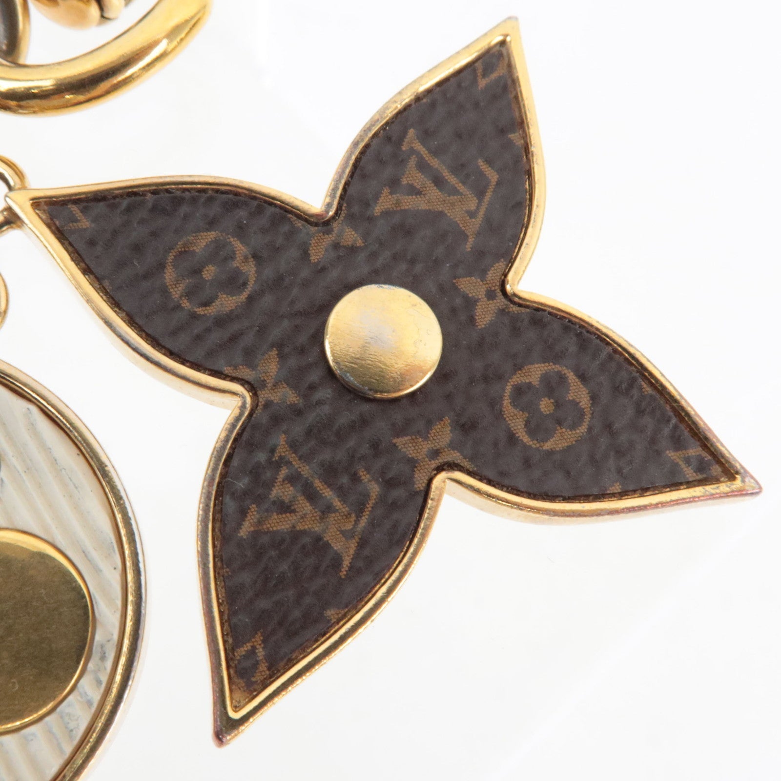 Louis Vuitton Porte Cles Spring Street Bag Charm Metal Gold M69008 AK0291 *Box, Dust bag