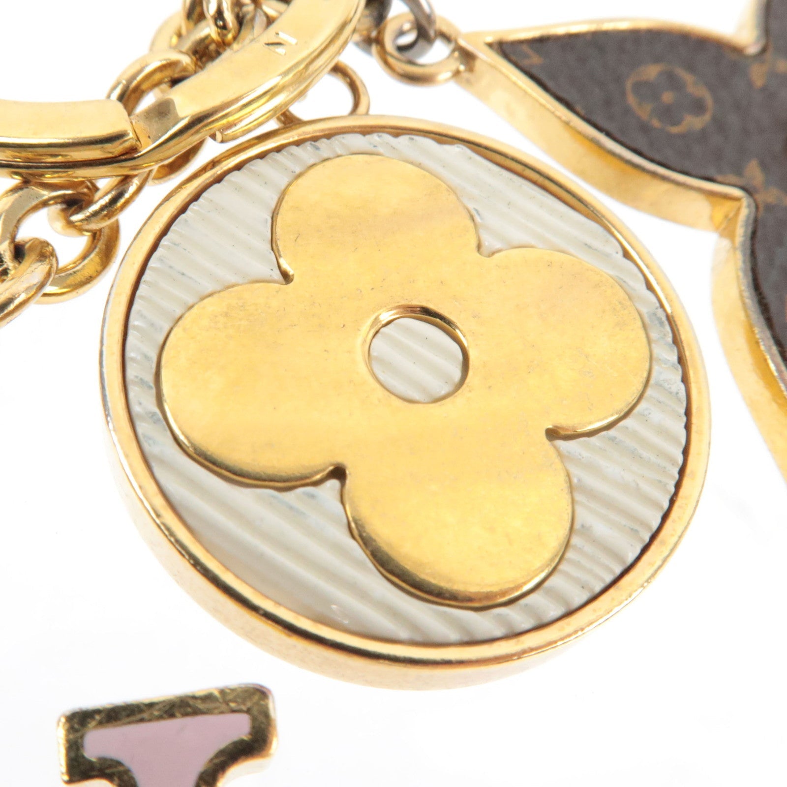 Louis Vuitton Porte Cles Spring Street Bag Charm Metal Gold M69008 AK0291 *Box, Dust bag