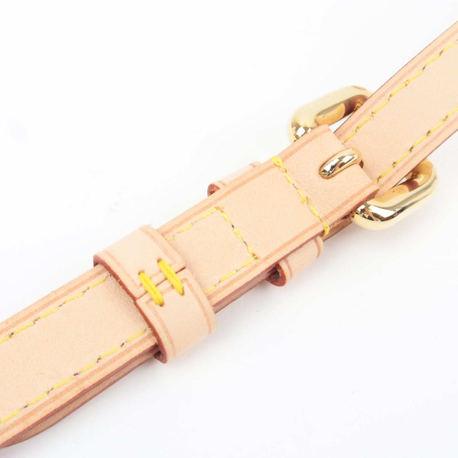 Louis Vuitton Shoulder Strap 72-82cm Leather Beige