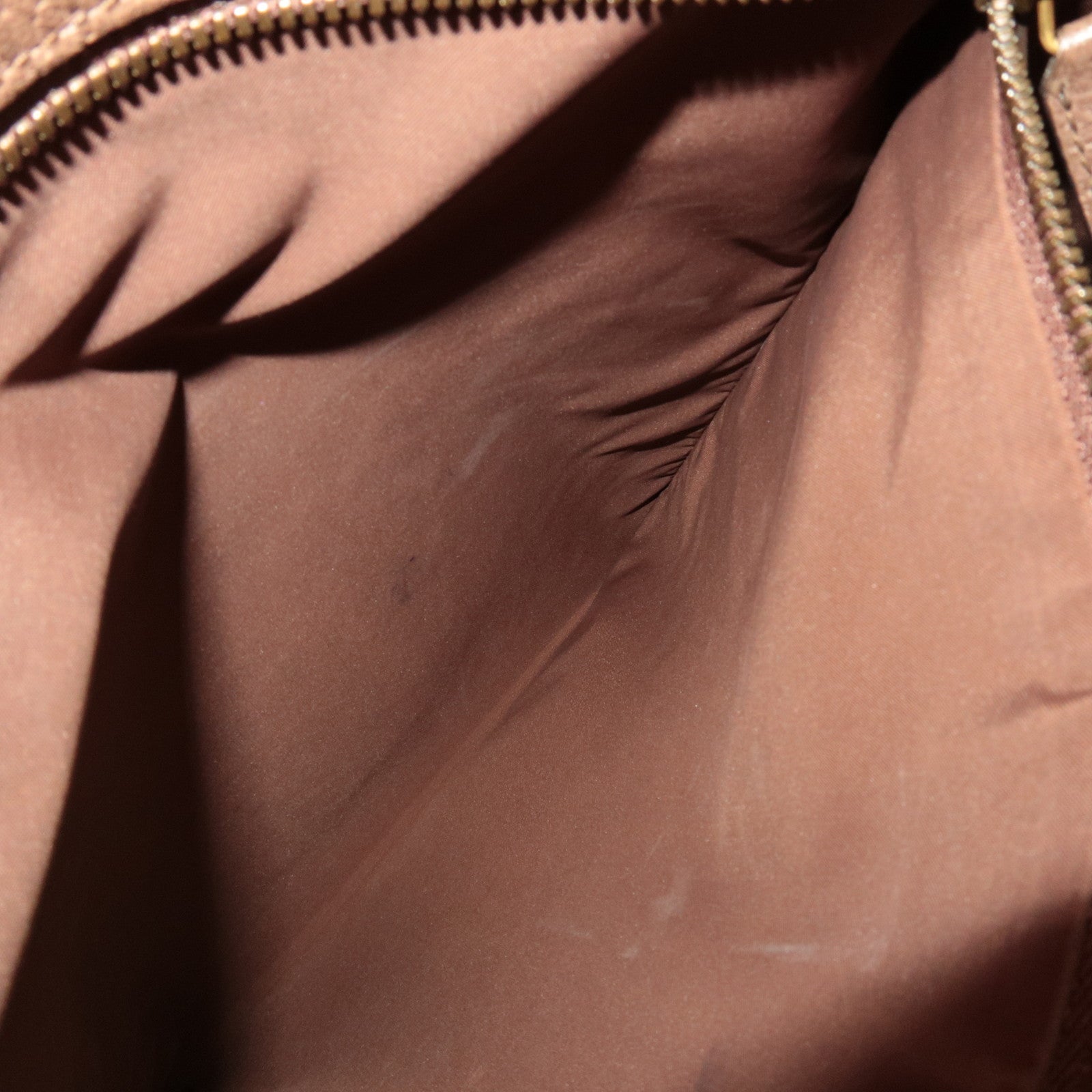 GUCCI GG Supreme Drawstring Backpack Leather Nylon Beige Brown Yellow 473872