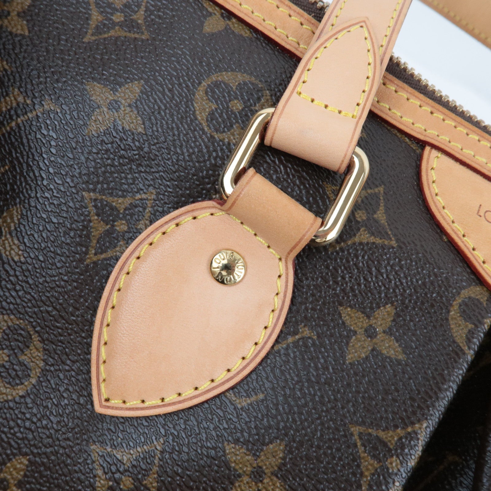 Louis Vuitton Monogram Palermo PM 2Way Handbag M40145 SR4121 *Strap