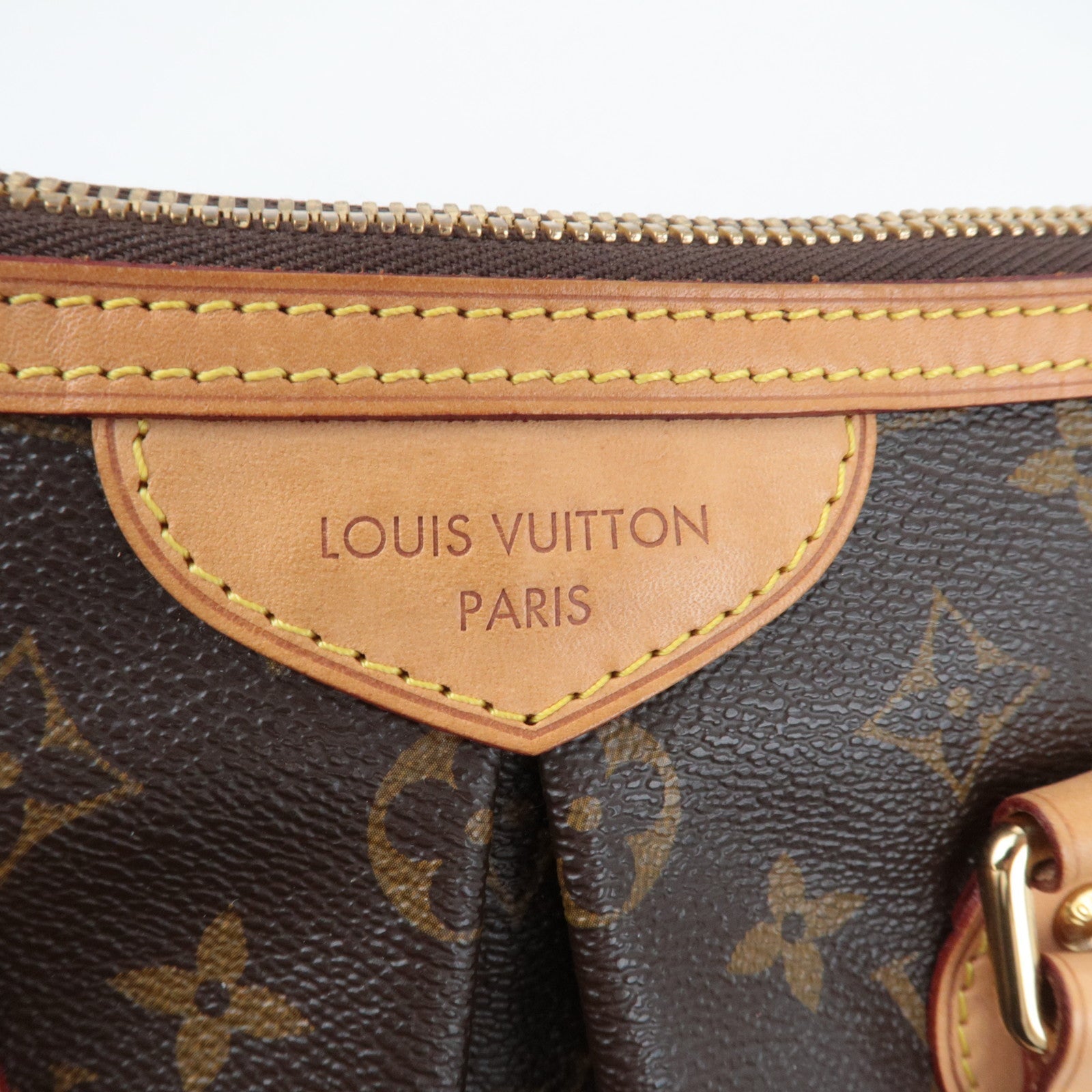 Louis Vuitton Monogram Palermo PM 2Way Handbag M40145 SR4121 *Strap