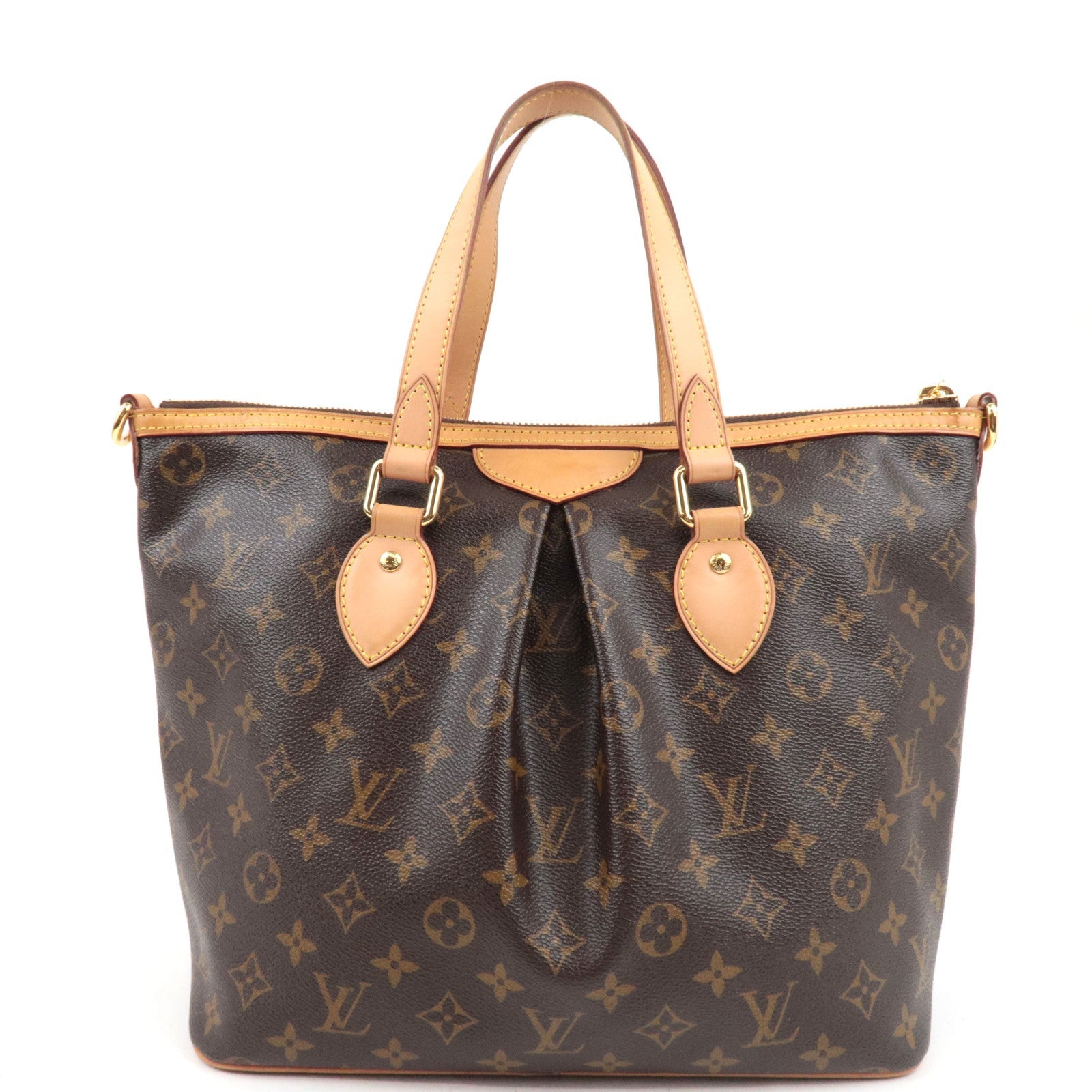 Louis Vuitton Monogram Palermo PM 2Way Handbag M40145 SR4121 *Strap