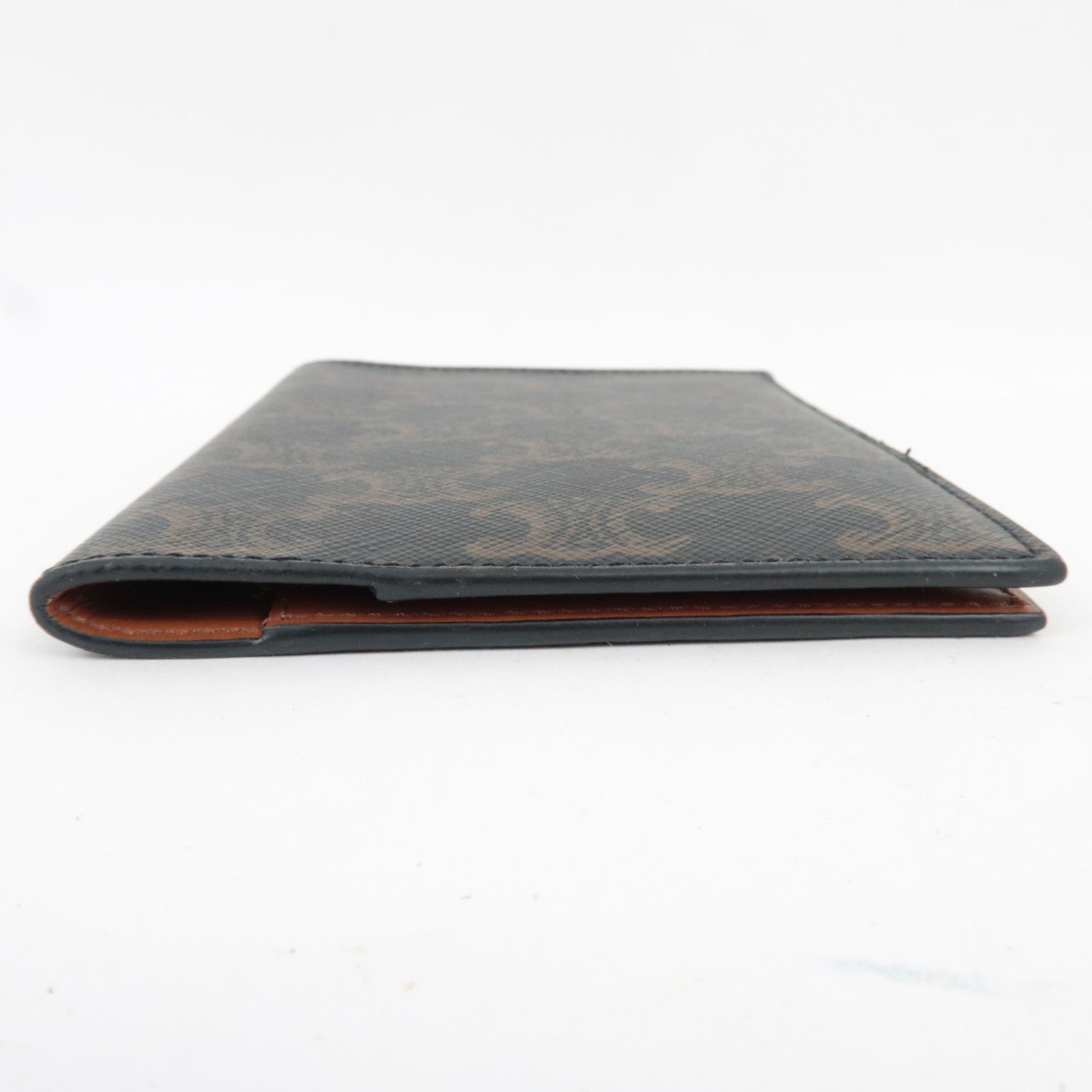 CELINE Triomphe Passport Cover PVC Black