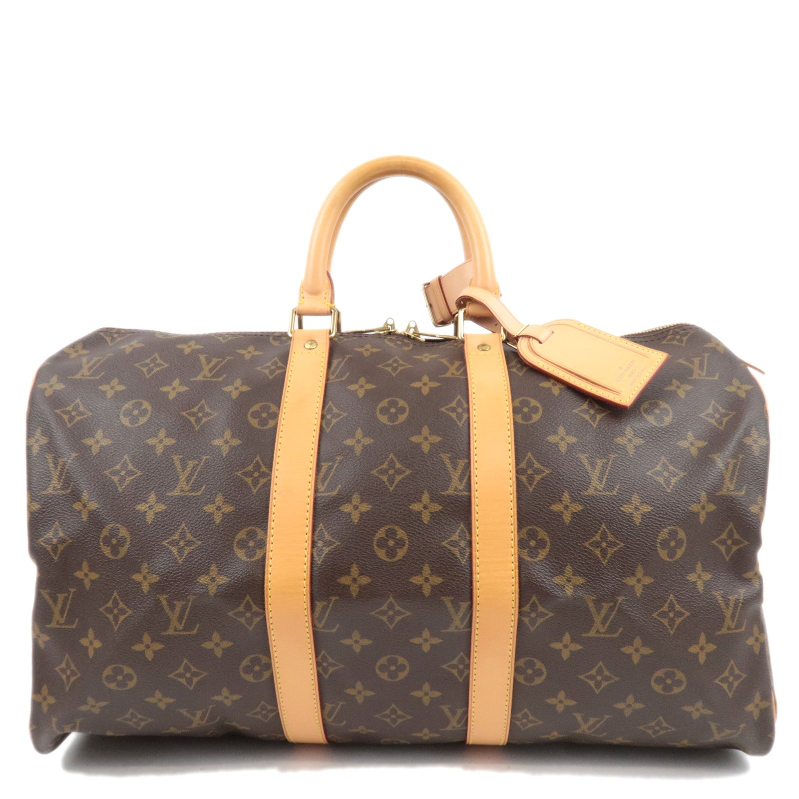 Louis Vuitton Monogram Keepall 45 Travel bag M41428 SP1918 *Name tag, Poignet78917
