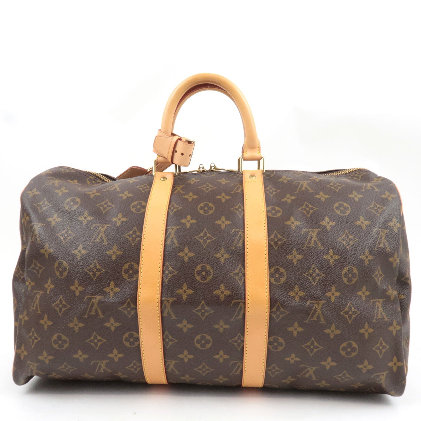 Louis Vuitton Monogram Keepall 45 Travel bag M41428 SP1918 *Name tag, Poignet