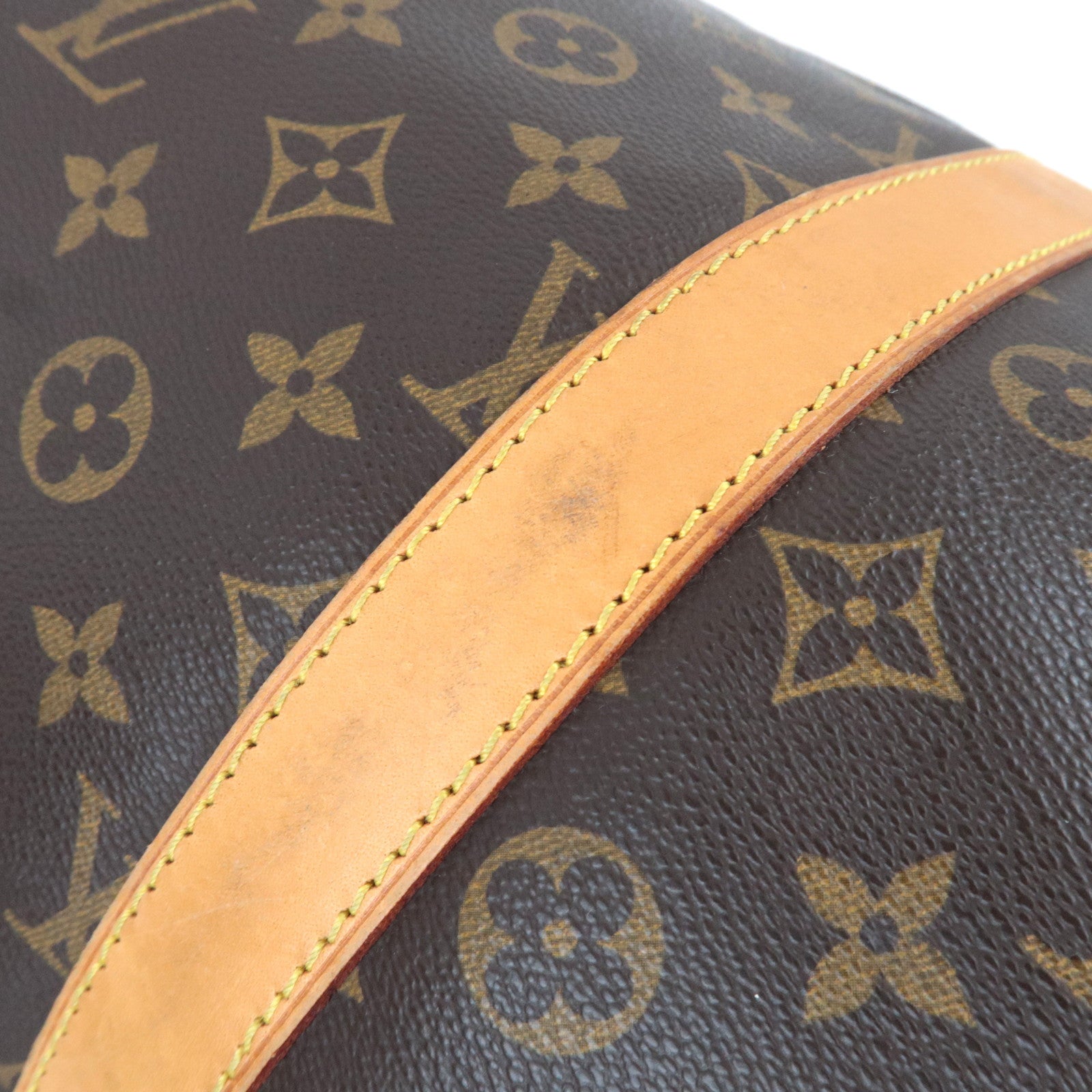 Louis Vuitton Monogram Keepall Bandouliere 55 Travel Bag M41414 MB0011 *Strap, Name tag, Poignet