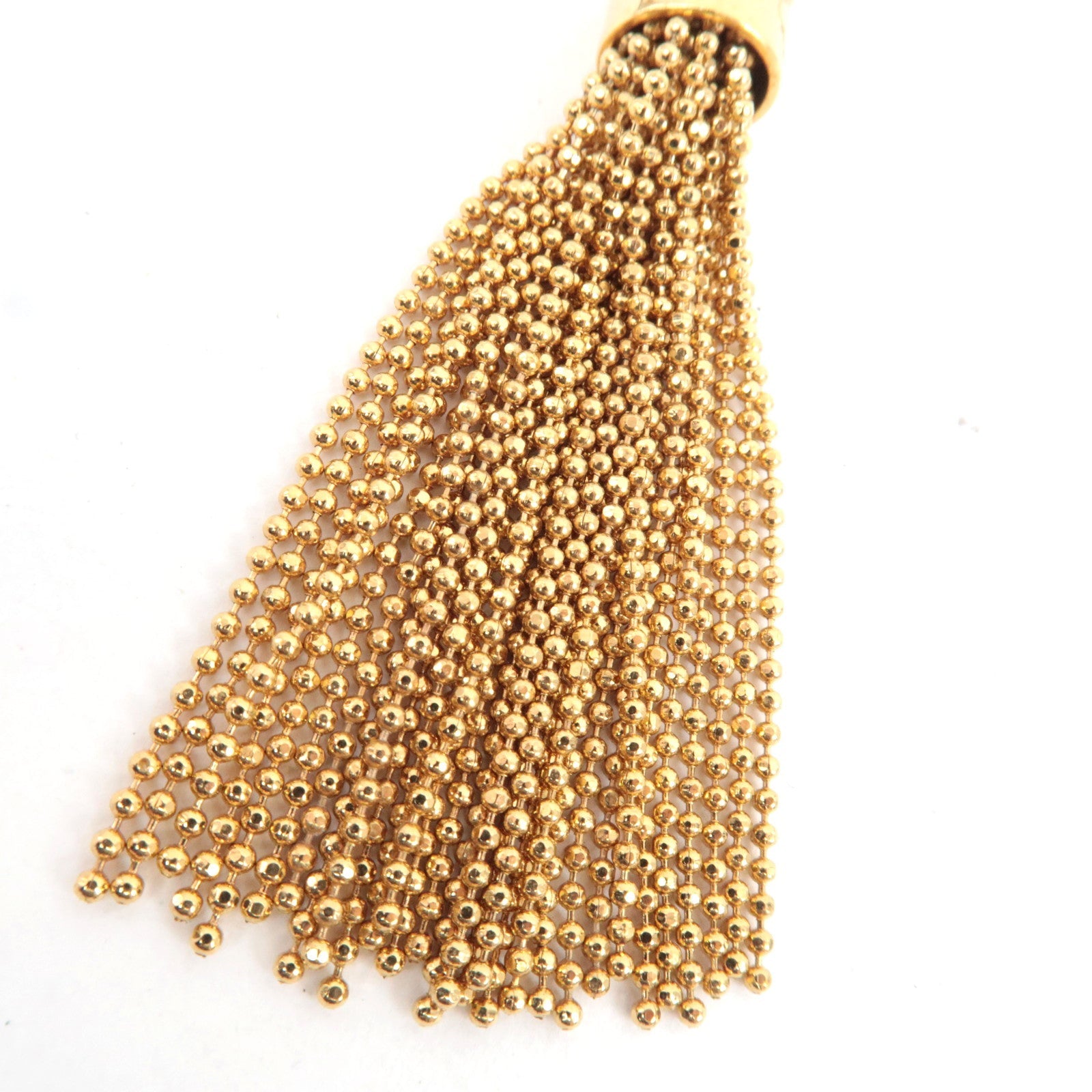 Louis Vuitton Porte Cles Swing Fringe Bag Charm Metal Gold M65215 CX0114