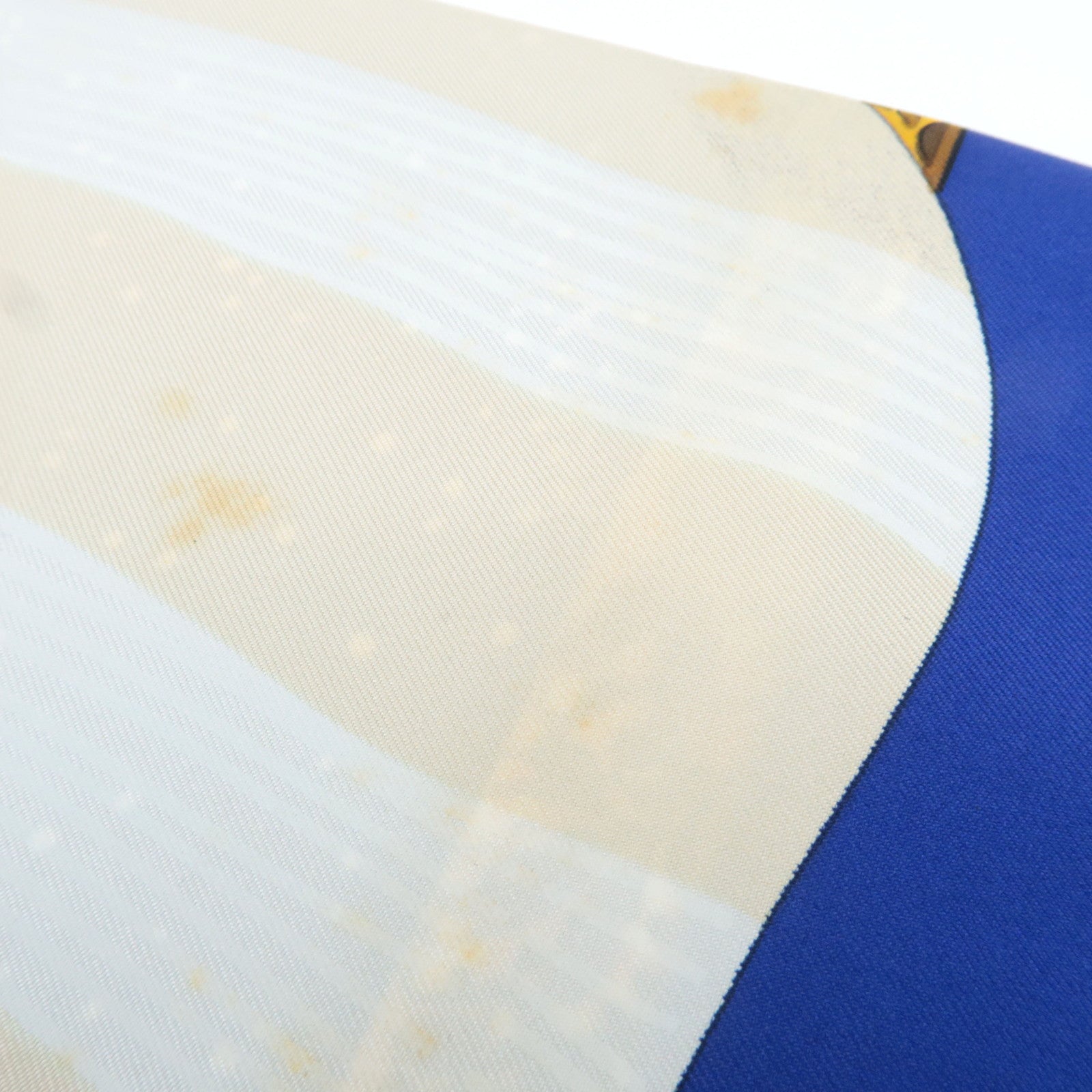 HERMES Set of 3 Carre 90 Scarf 100% Silk Blue White / Pink White / Blue White *Box