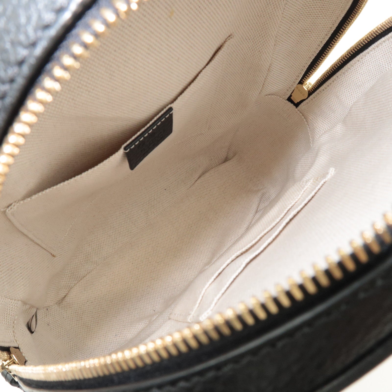 GUCCI Soho Interlocking G Backpack Leather Black 536192 *Dust bag