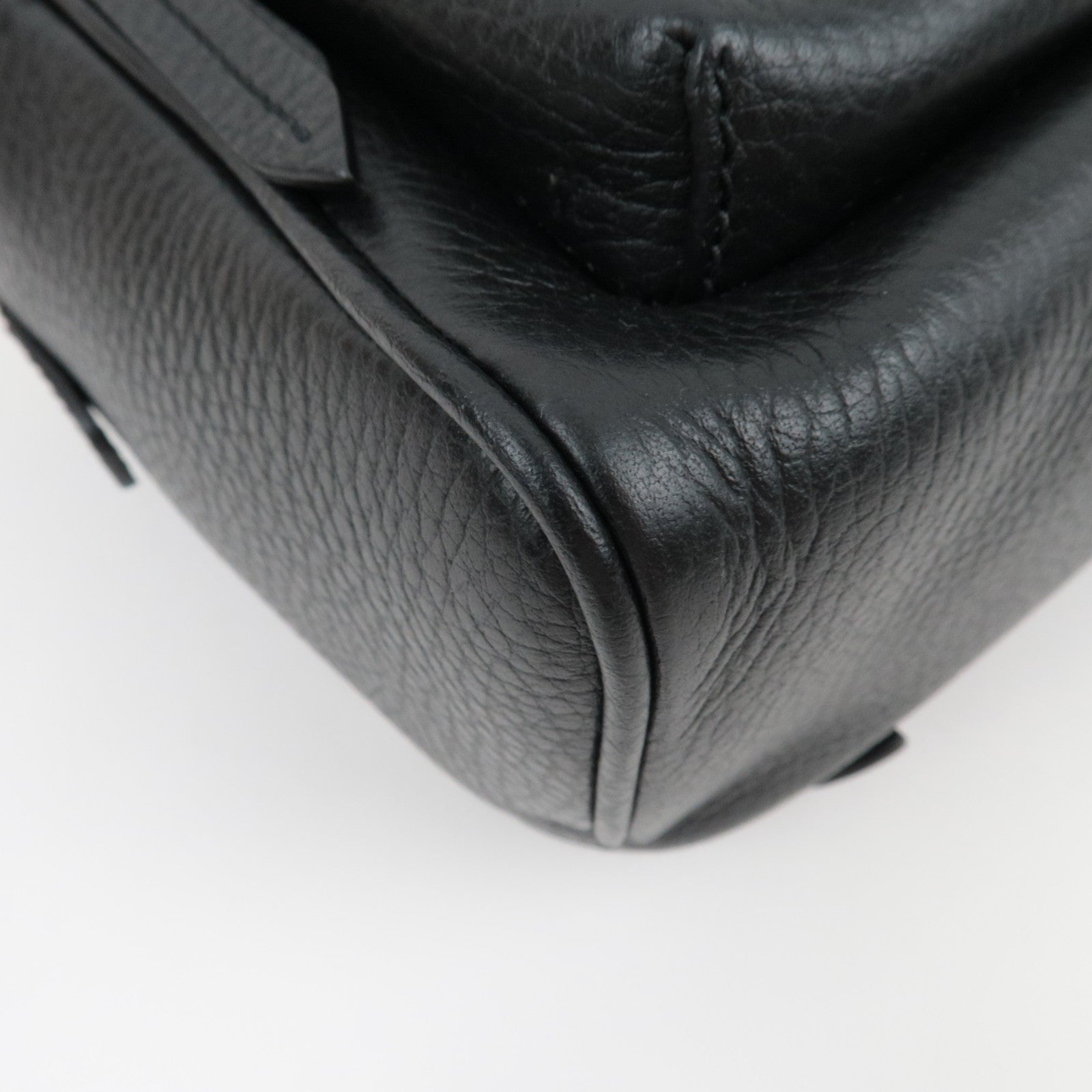 GUCCI Soho Interlocking G Backpack Leather Black 536192 *Dust bag