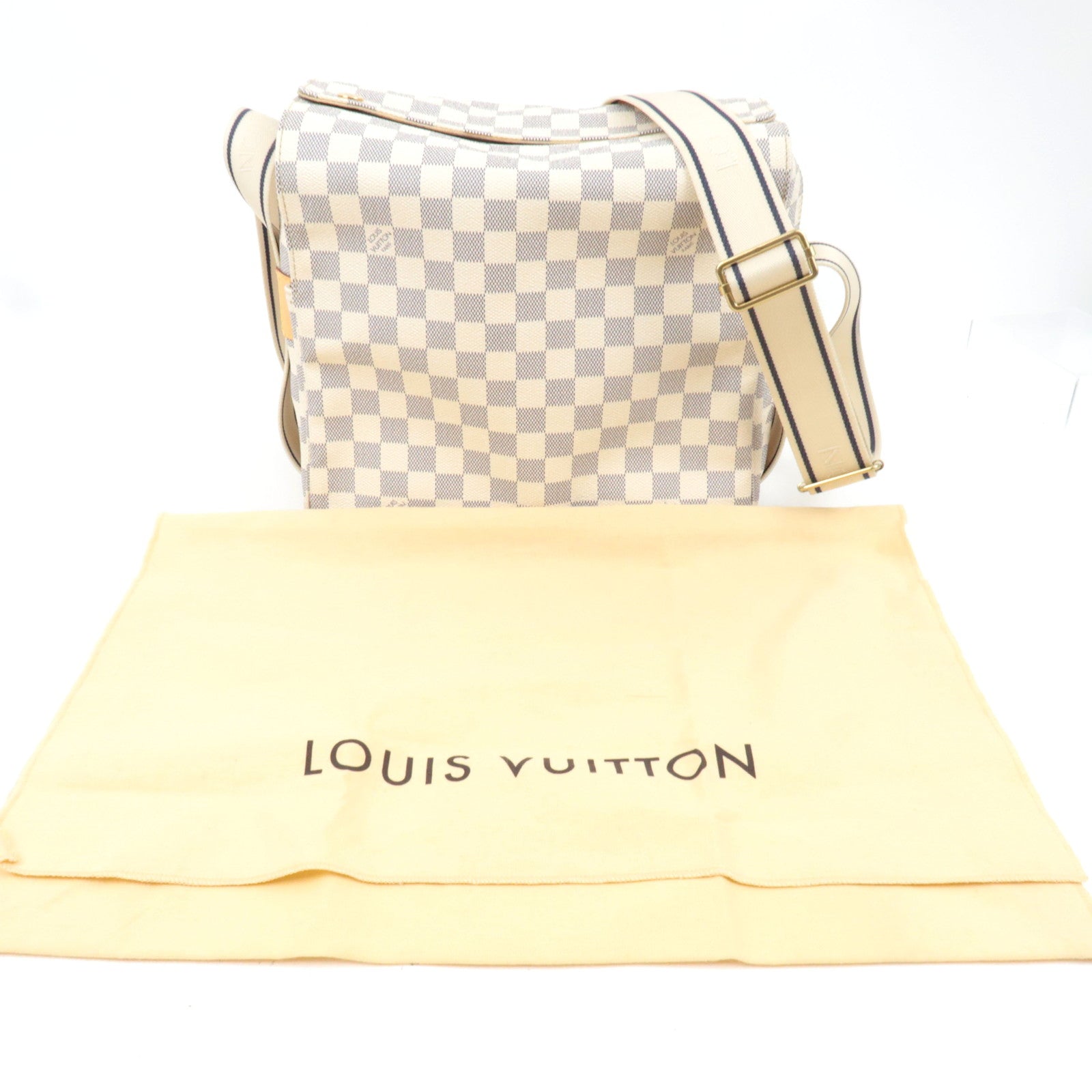 Louis Vuitton Damier Azur Naviglio Shoulder Bag N51189 SR0067 bag