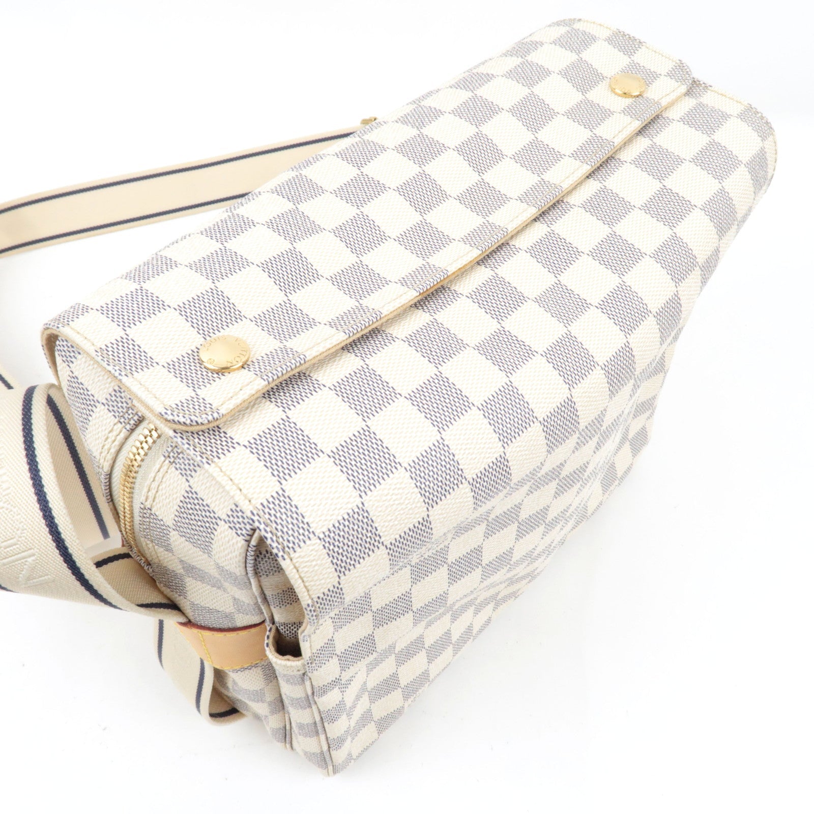 Louis Vuitton Damier Azur Naviglio Shoulder Bag N51189 SR0067 bag
