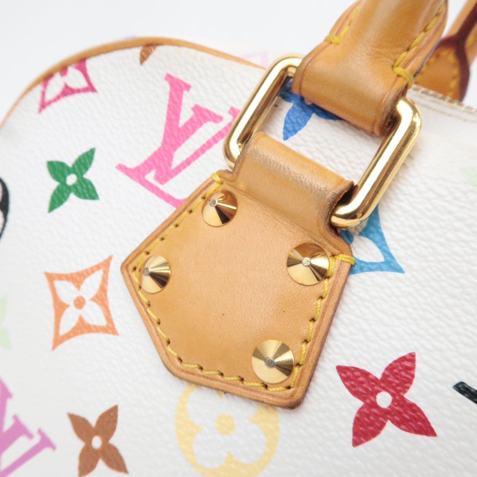 Louis Vuitton Monogram Multicolore Trouville Handbag Blanc M92663 SD0045