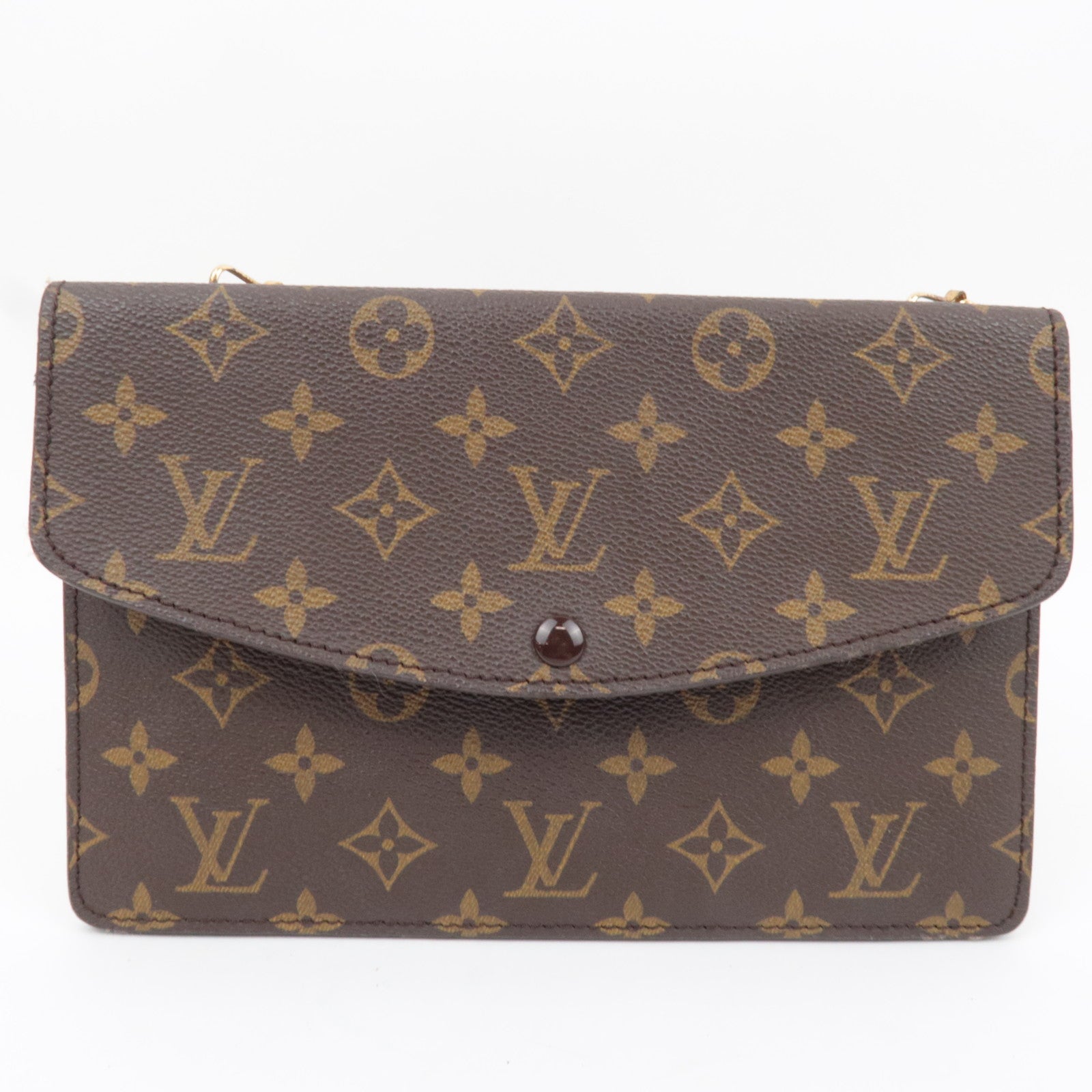 Louis Vuitton Monogram Double Rabbat Shoulder Bag M51815