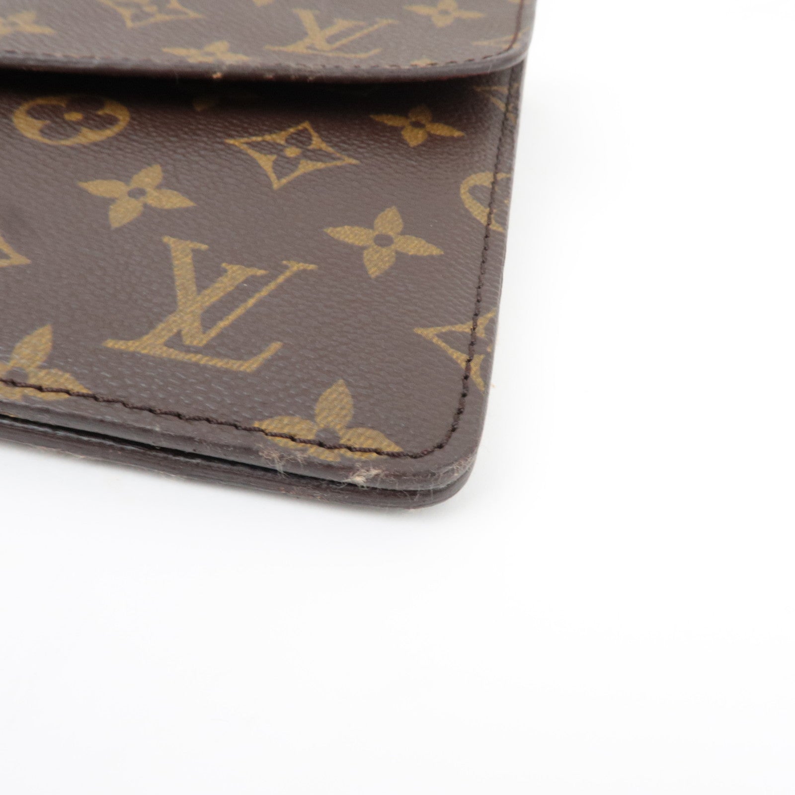 Louis Vuitton Monogram Double Rabbat Shoulder Bag M51815
