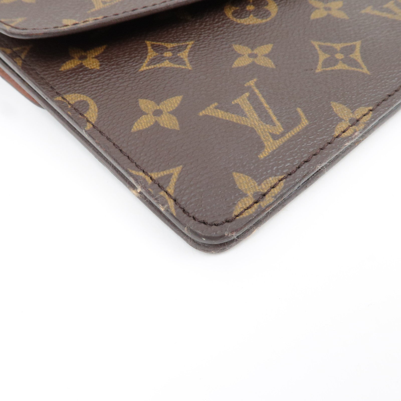 Louis Vuitton Monogram Double Rabbat Shoulder Bag M51815
