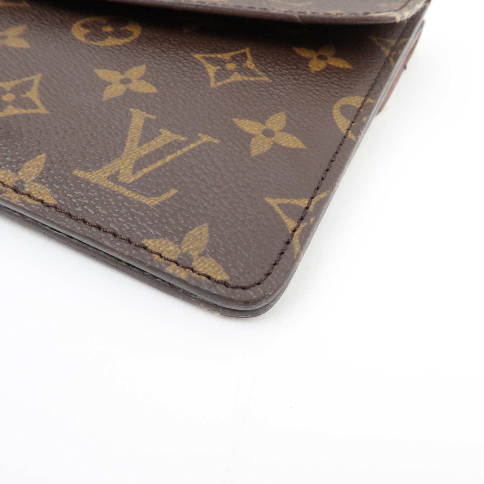Louis Vuitton Monogram Double Rabbat Shoulder Bag M51815