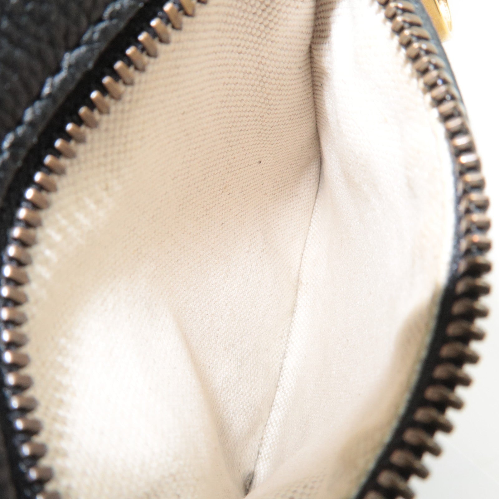 GUCCI Webbing Line Logo Shoulder Bag Leather Black 574803