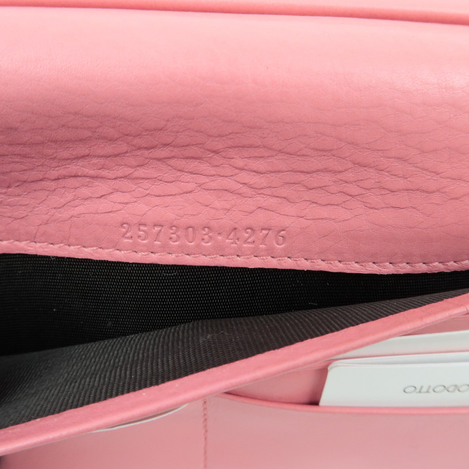 GUCCI Guccissima Bi-Fold Long Wallet Pink 257303