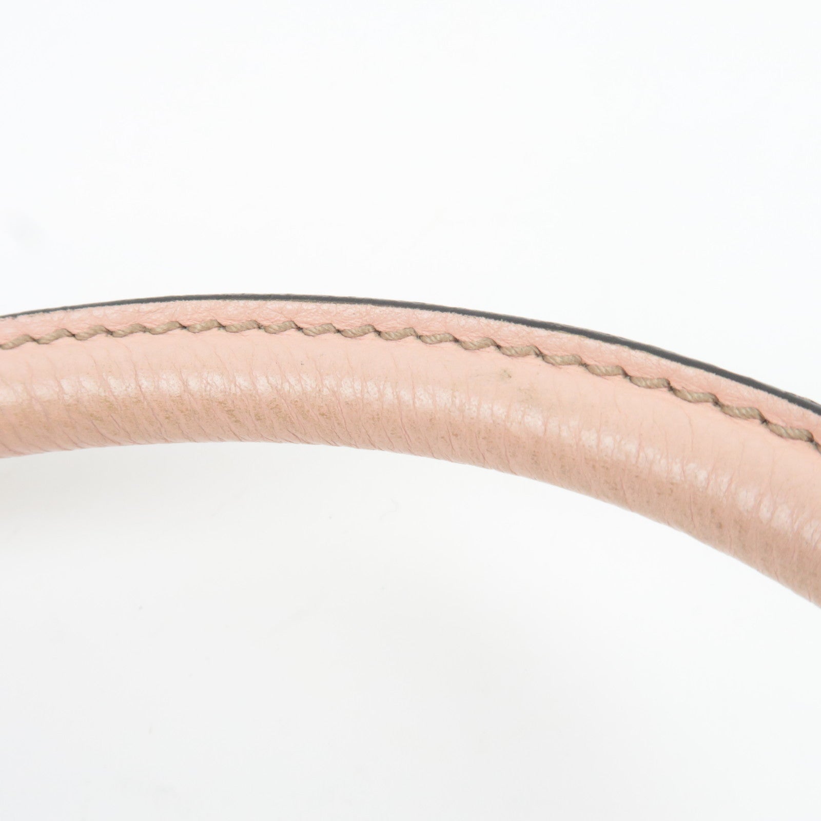 GUCCI Abby One Shoulder Bag GG Canvas Leather Beige Pink 190525 *Dust bag