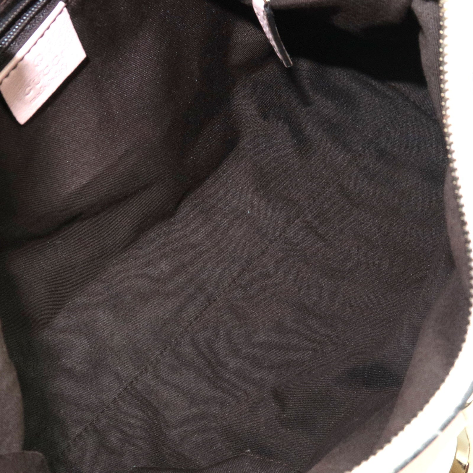 GUCCI Abby One Shoulder Bag GG Canvas Leather Beige Pink 190525 *Dust bag