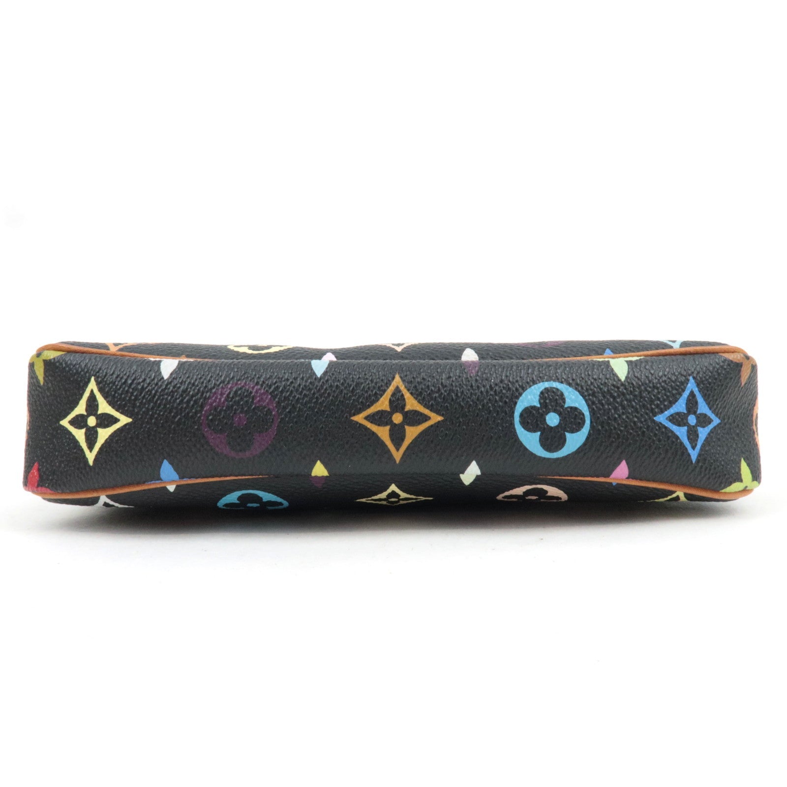 Louis Vuitton Monogram Multicolo Pochette Accessoires Handbag Noir M92648 SL1004