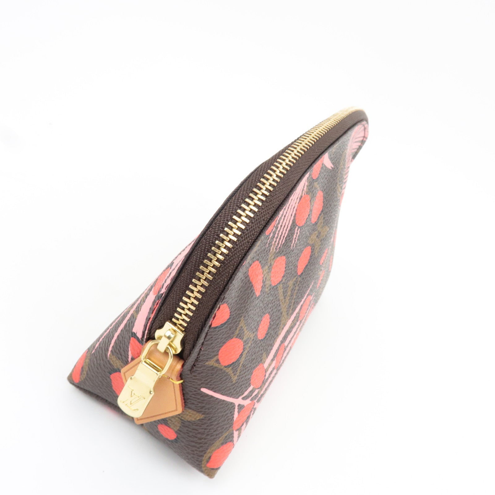 Louis Vuitton Monogram Jungle Dot Pochette Cosmetic M41425 SR1116 *Dust bag