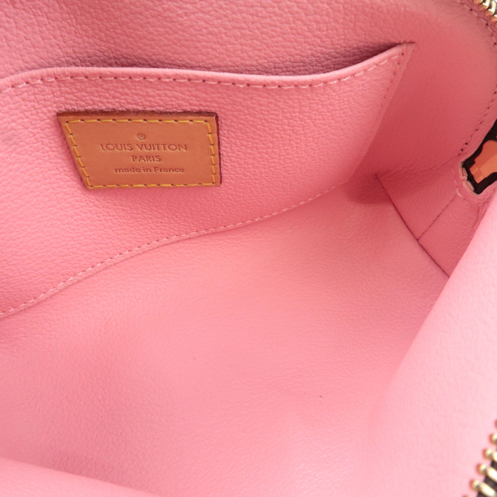 Louis Vuitton Monogram Jungle Dot Pochette Cosmetic M41425 SR1116 *Dust bag