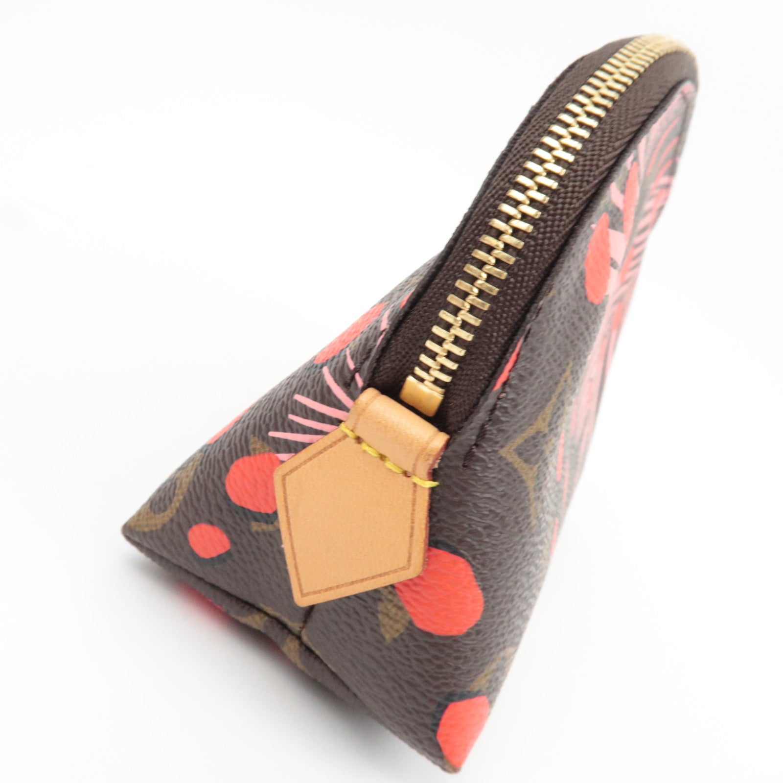 Louis Vuitton Monogram Jungle Dot Pochette Cosmetic M41425 SR1116 *Dust bag