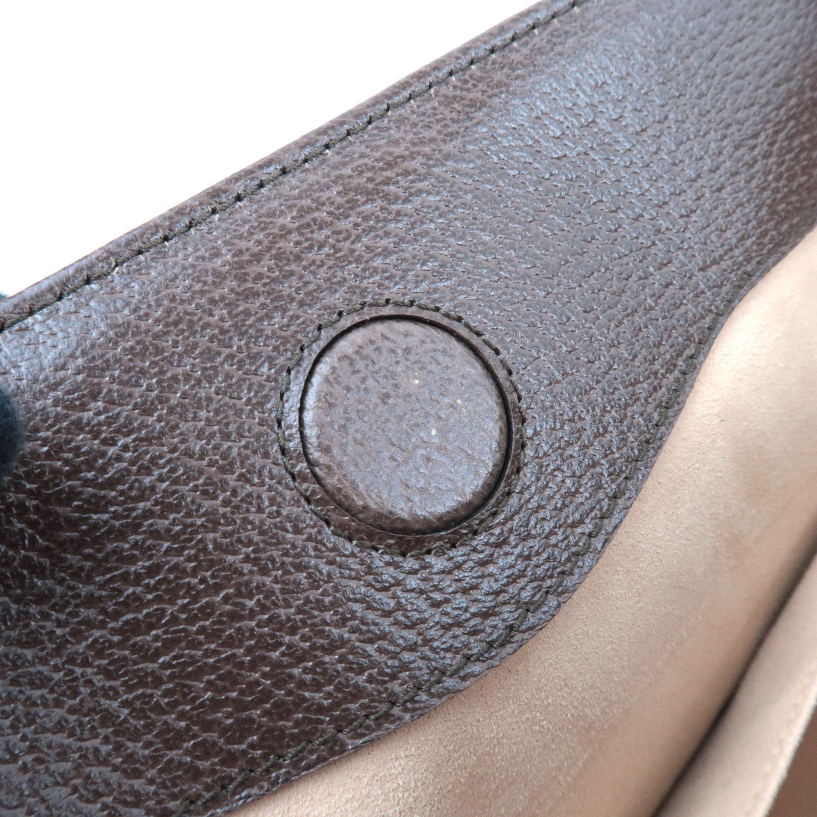 GUCCI Sherry Ophidia Medium Tote Bag GG Supreme Leather Beige Brown 631685