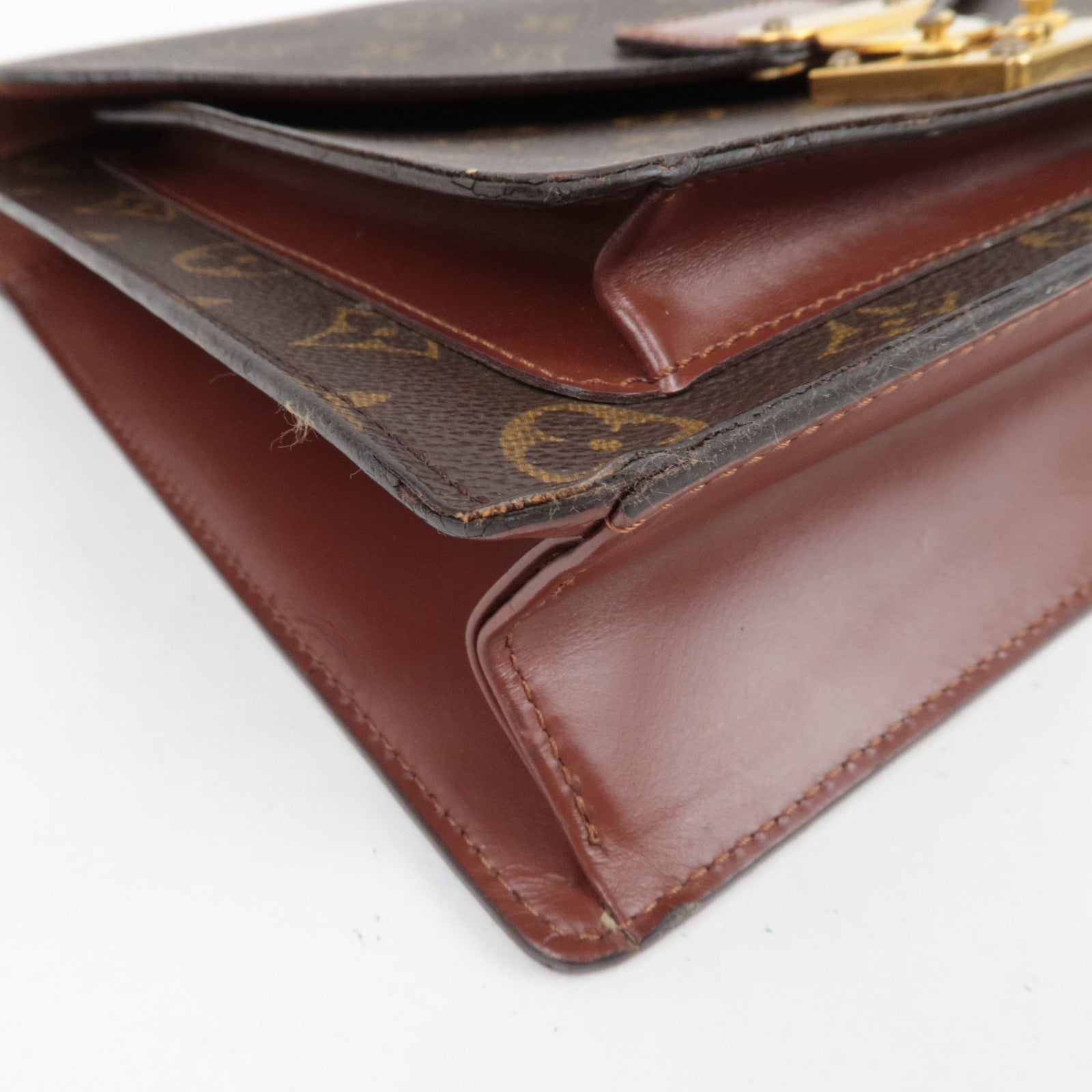 Louis Vuitton Monogram Monceau 2Way Handbag M51185 A20954 *Strap, Key