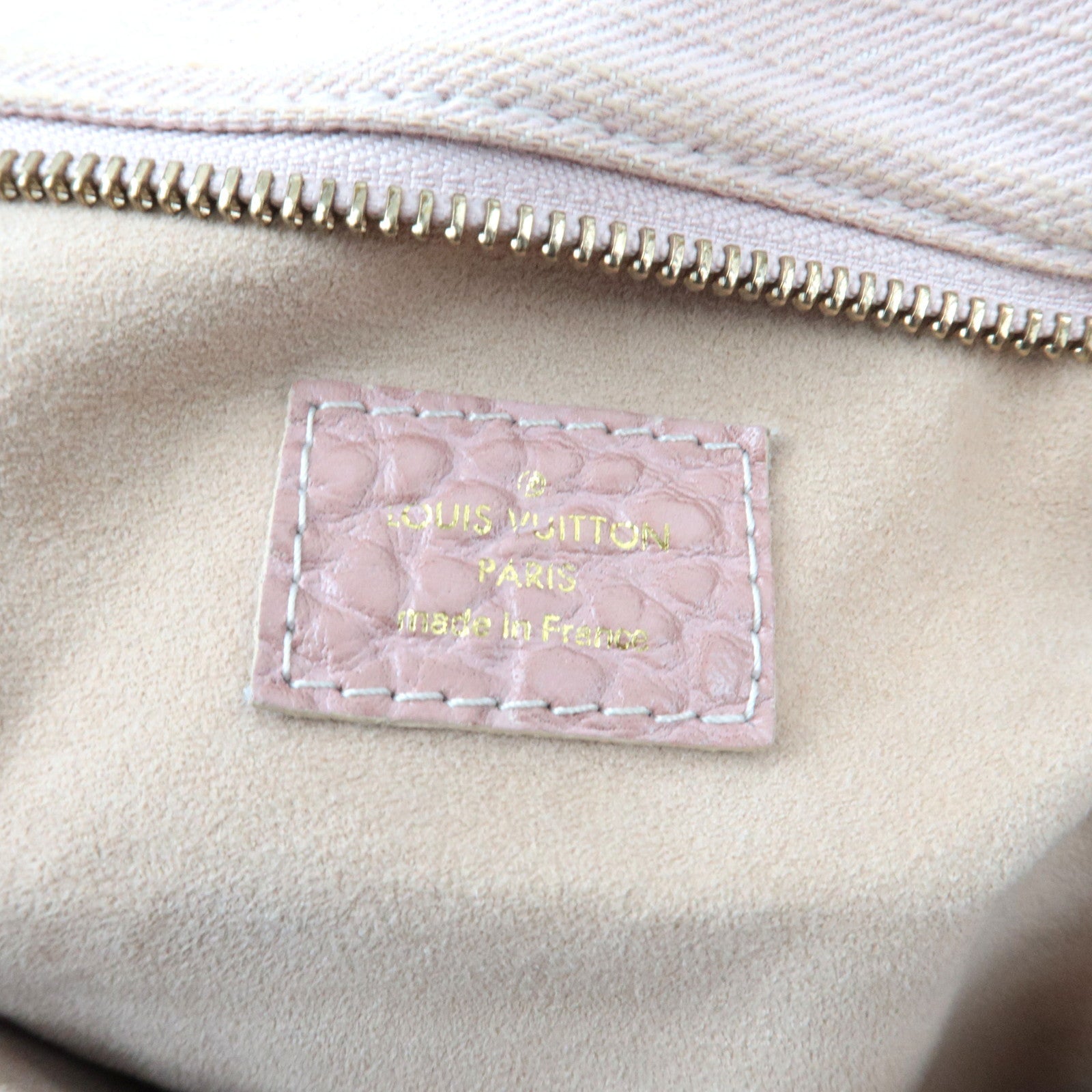 Louis Vuitton Monogram Denim Neo Cabby MM 2Way Handbag Rose M95836 TH0089 *Strap