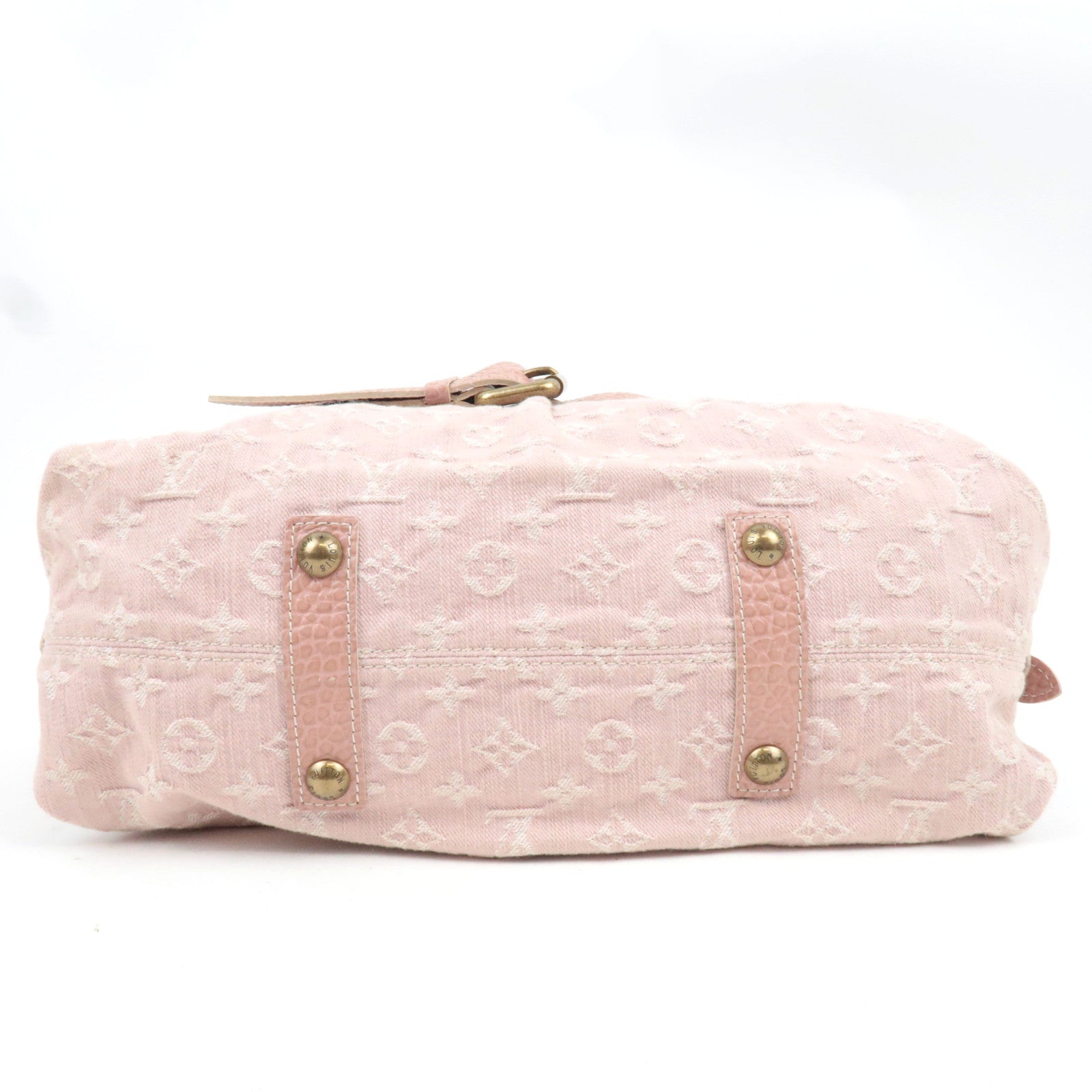 Louis Vuitton Monogram Denim Neo Cabby MM 2Way Handbag Rose M95836 TH0089 *Strap