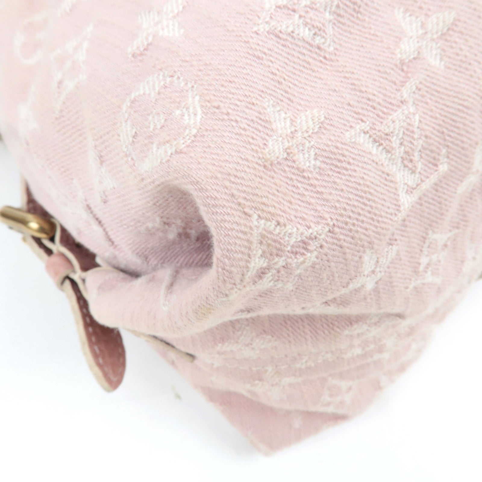 Louis Vuitton Monogram Denim Neo Cabby MM 2Way Handbag Rose M95836 TH0089 *Strap