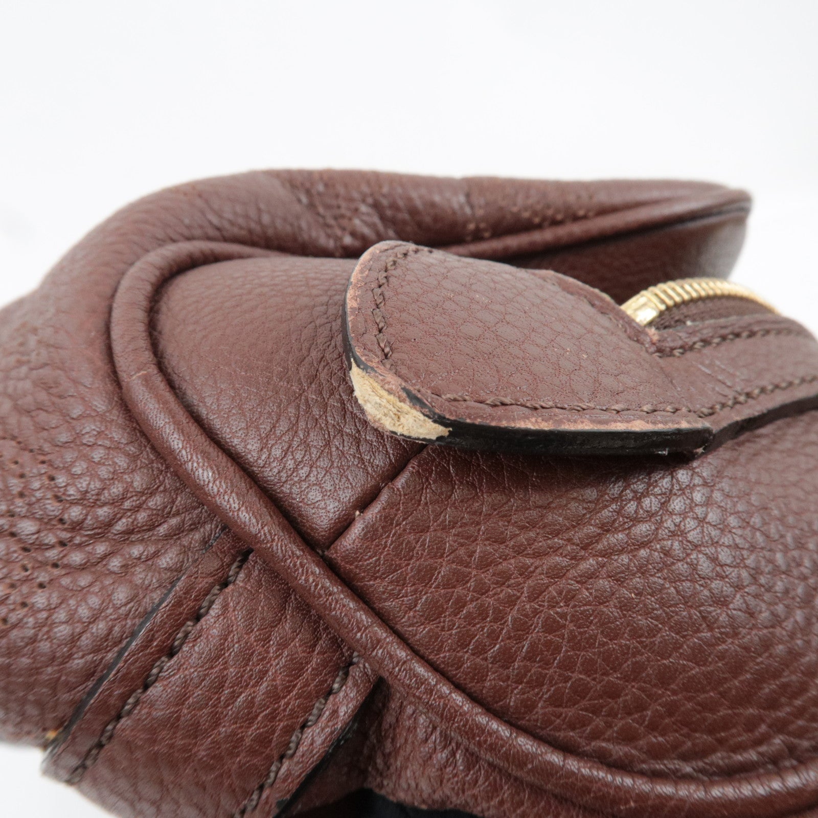 Louis Vuitton Monogram Mahina Lunar GM Shoulder Bag Acajou M95970 TH2099 *Dust bag