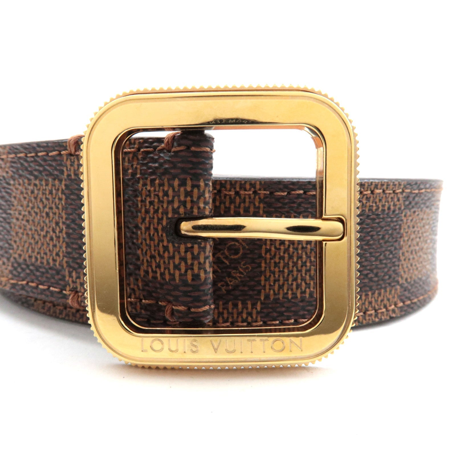 Louis Vuitton Damier Ceinture Tresor Belt 85/34 M9729 CT4191