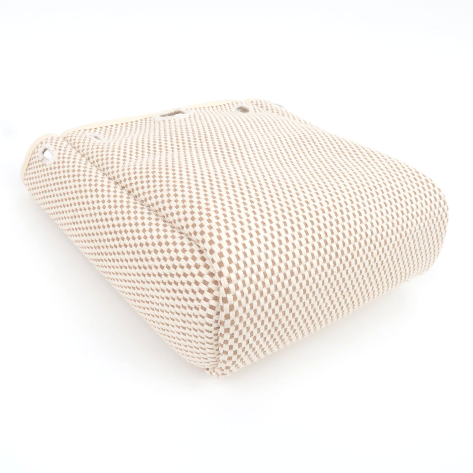 HERMES Her Bag TPM Shoulder Bag □H Stamp (2004) Toile Officier Leather Black Beige *Dust bag, Spare bag