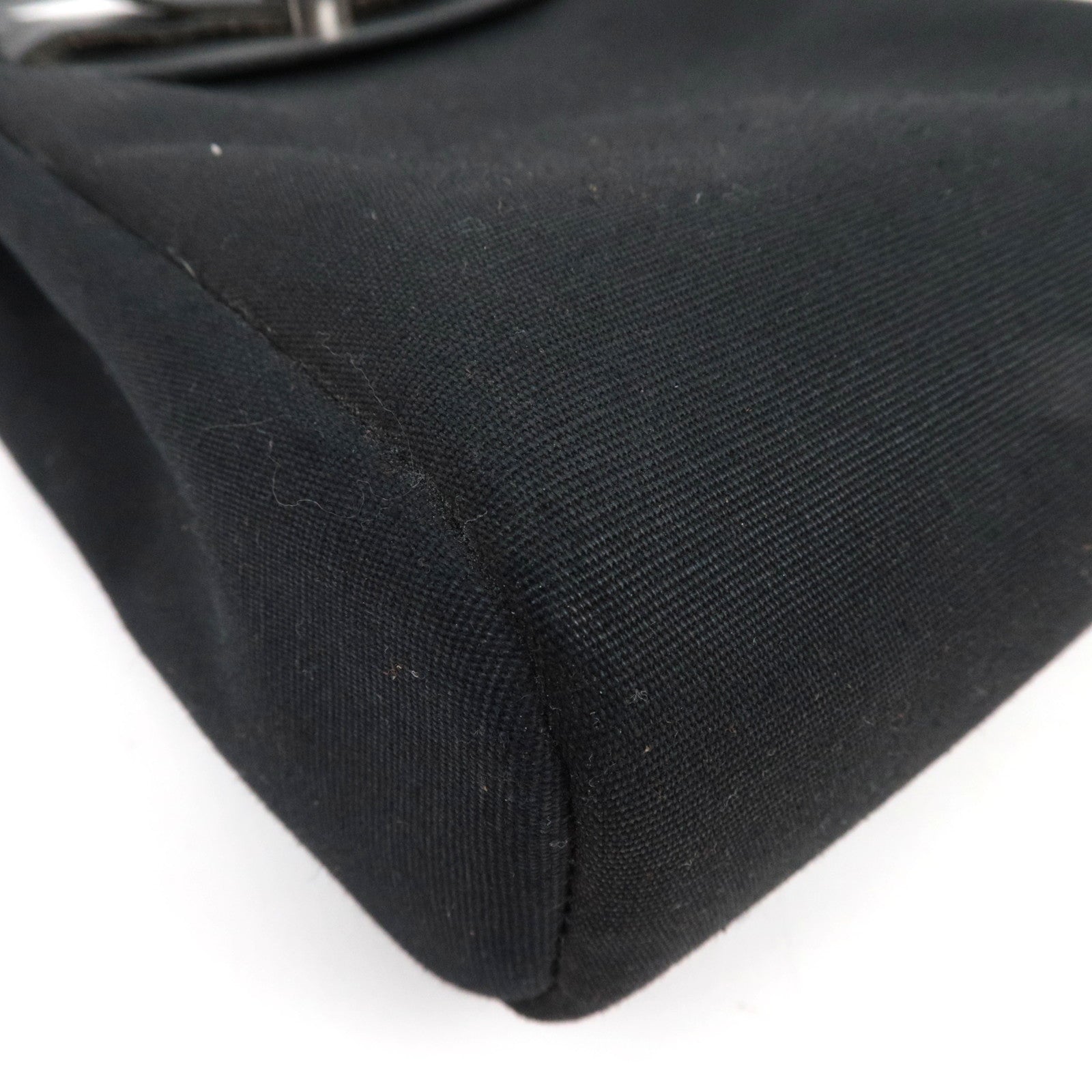 HERMES Her Bag TPM Shoulder Bag □H Stamp (2004) Toile Officier Leather Black Beige *Dust bag, Spare bag