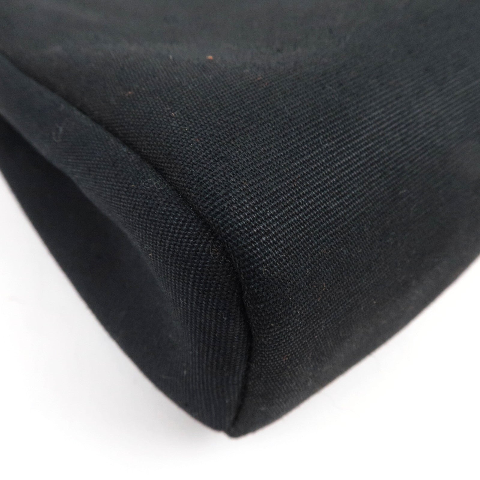 HERMES Her Bag TPM Shoulder Bag □H Stamp (2004) Toile Officier Leather Black Beige *Dust bag, Spare bag