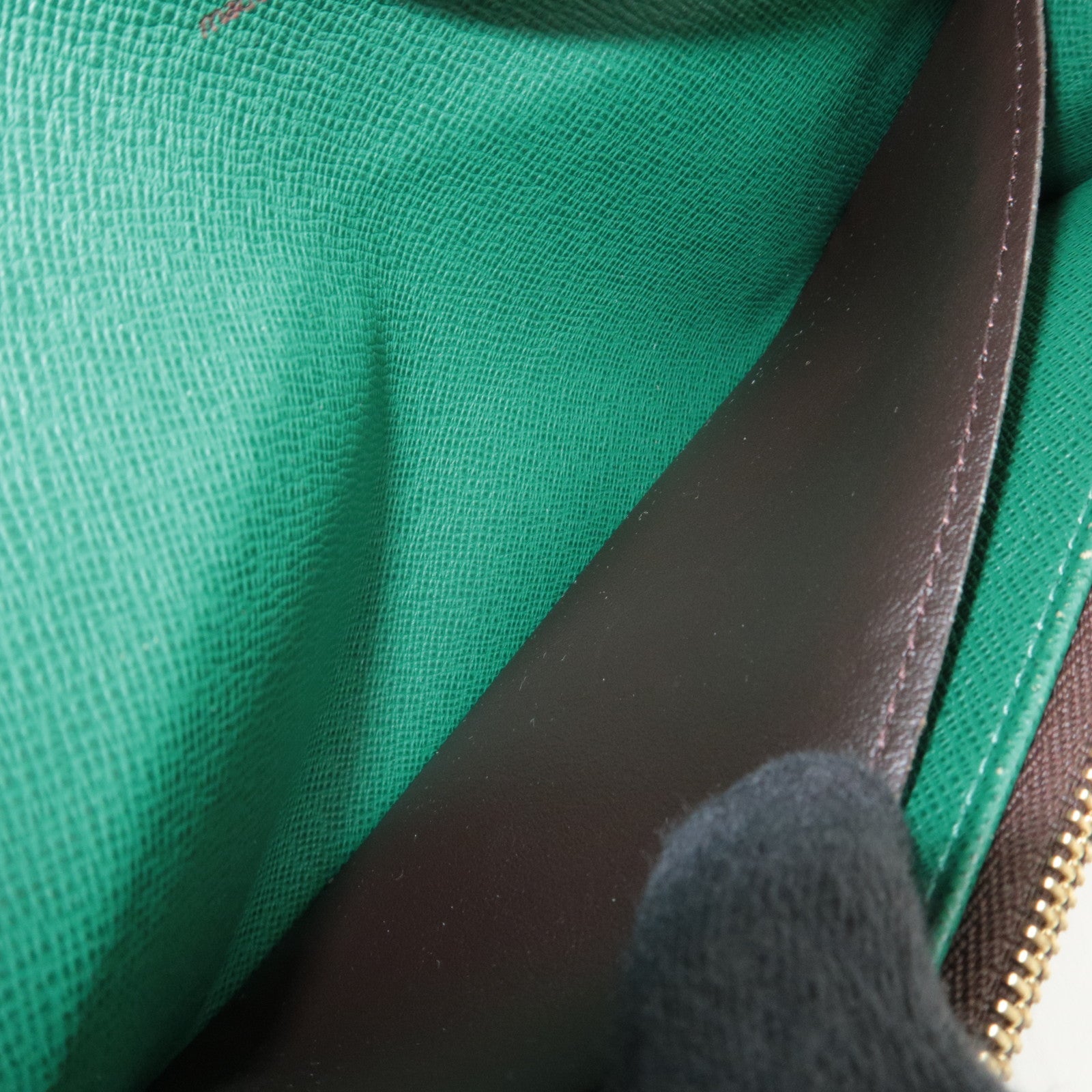 Louis Vuitton Monogram Portefeuille Emily Long Wallet Vert M60137 CA4089 *Box, Dust bag