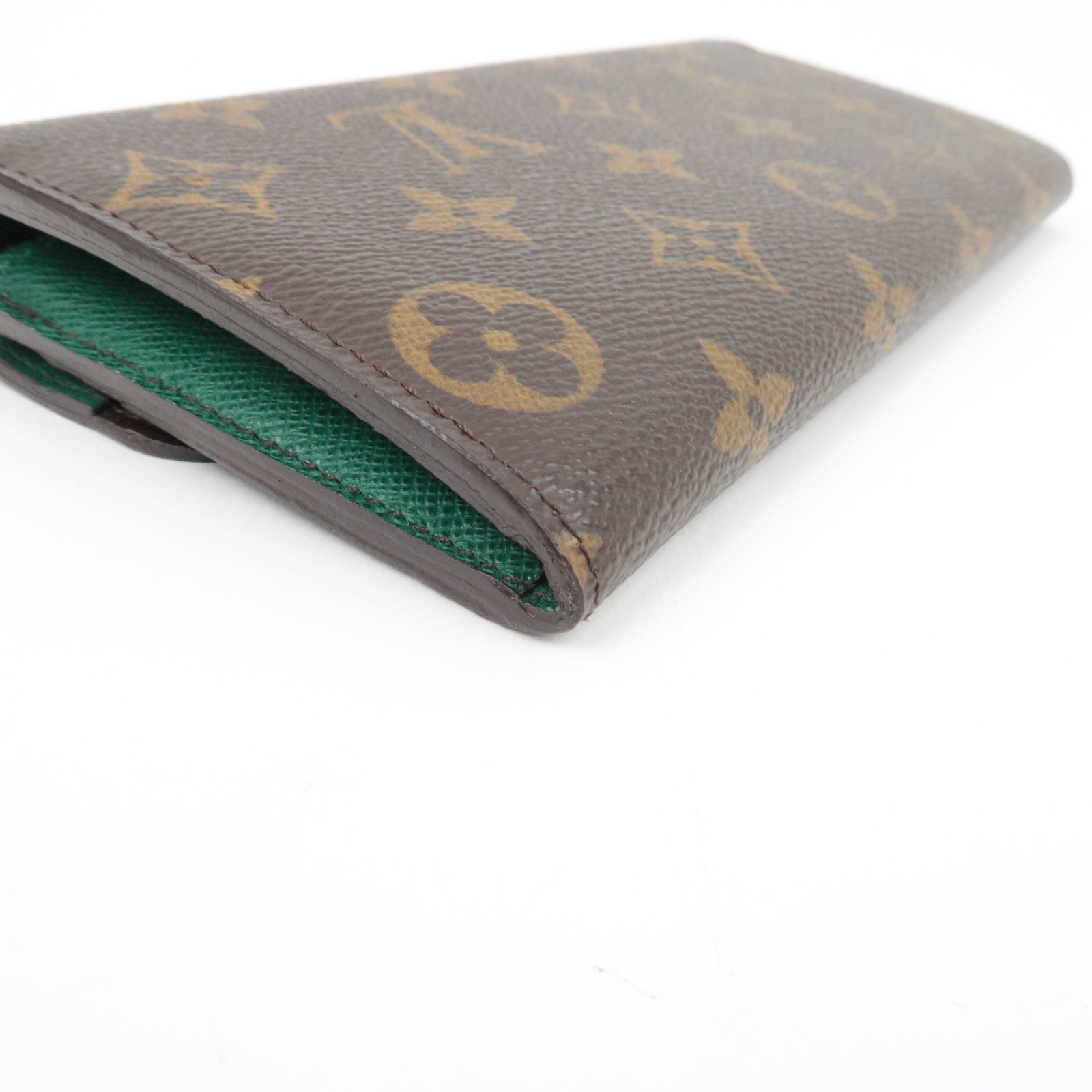 Louis Vuitton Monogram Portefeuille Emily Long Wallet Vert M60137 CA4089 *Box, Dust bag