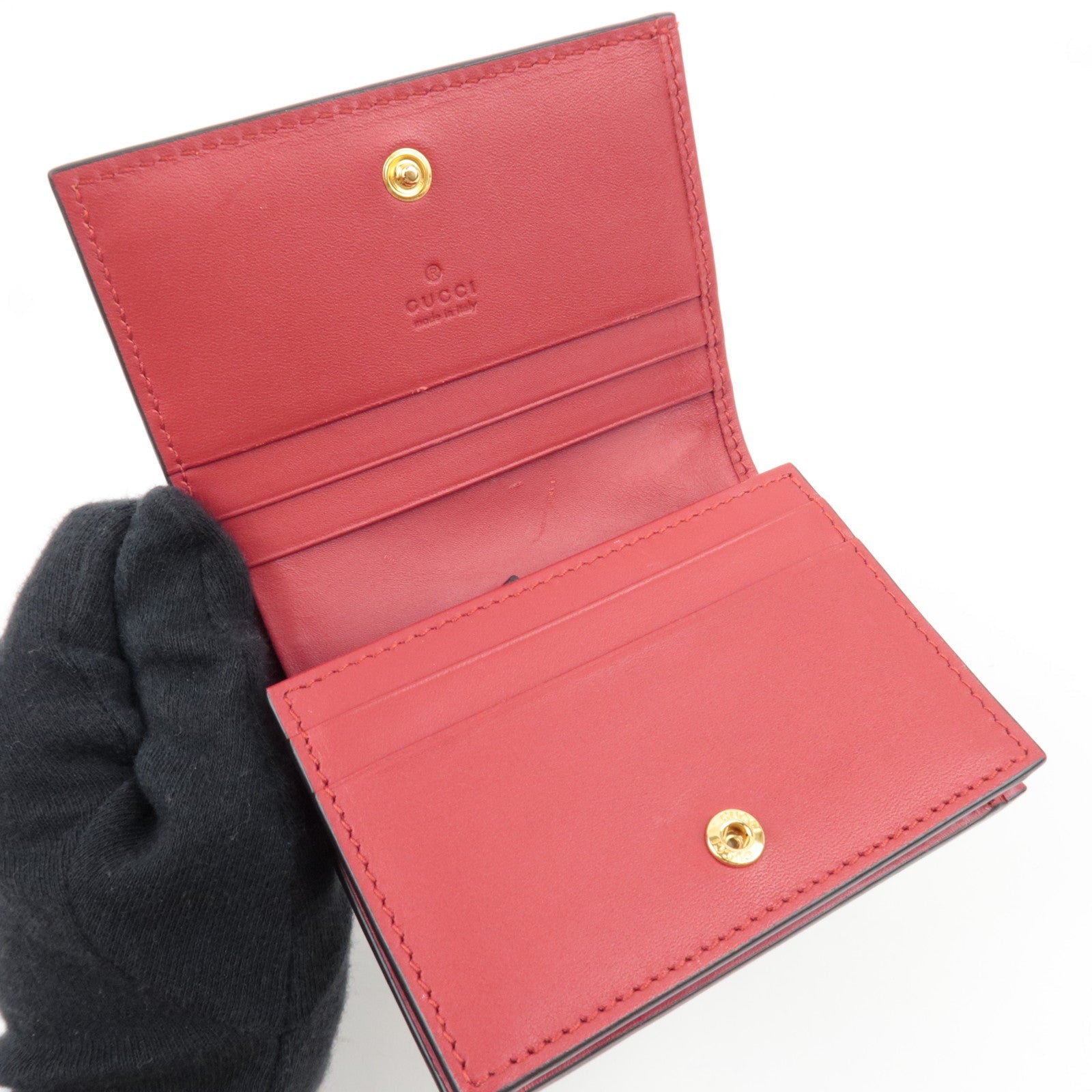 GUCCI GG Supreme Bosco Bifold Wallet GG Supreme Beige 506277 *Box, Dust bag