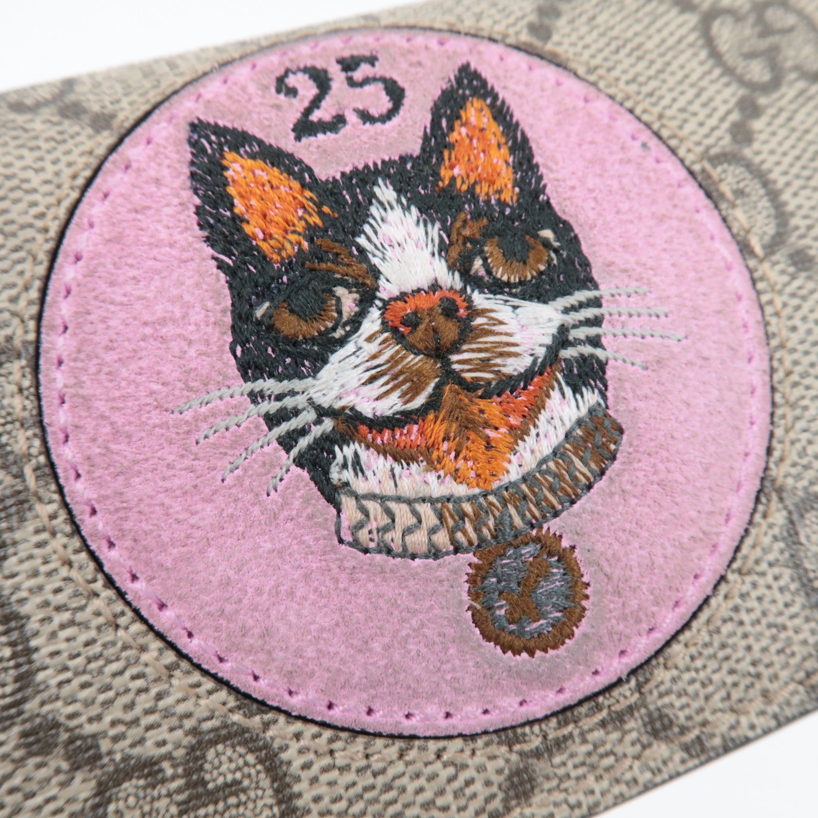 GUCCI GG Supreme Bosco Bifold Wallet GG Supreme Beige 506277 *Box, Dust bag