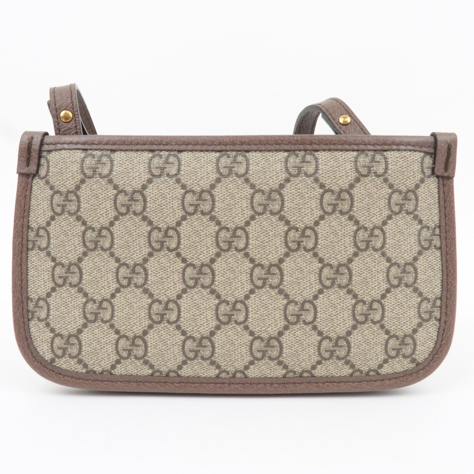 GUCCI Sherry Ophidia Shoulder Bag GG Supreme Leather Beige Brown 625753 *Dust bag