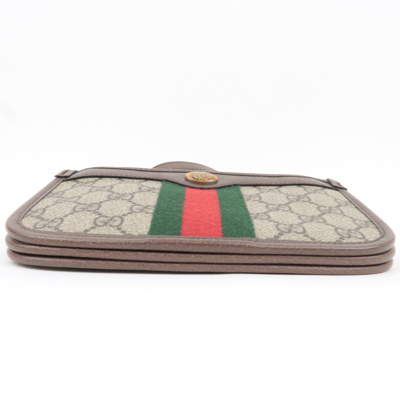 GUCCI Sherry Ophidia Shoulder Bag GG Supreme Leather Beige Brown 625753 *Dust bag