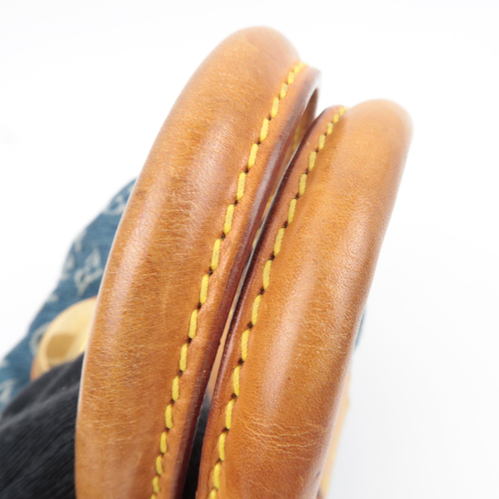 Louis Vuitton Monogram Denim Pleaty Handbag M95020 VI0085